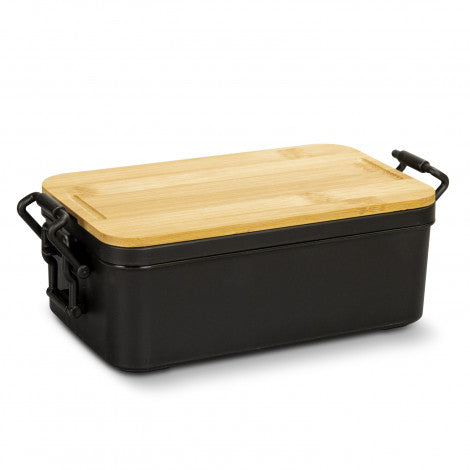 Luncheon Expandable Lunch Box - Natural/Black
