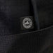 Oceana Recycled Duffle Bag - A black duffle bag made from recycled ocean plastic, featuring a small logo tag.