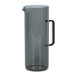 Keepsake Arlo Carafe - A drink bottle in a sleek, smoky grey colour with a handle and a spout. It features a branding logo.
