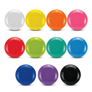 Aero Flyer - Large - Aero Flyer - Large featuring a variety of vibrant coloured discs, including white, yellow, orange, pink, red, green, teal, blue, purple, and black.