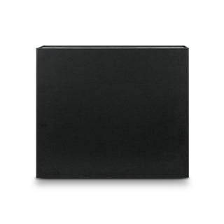 Magnetic Lid Gift Box - Large - A large black magnetic lid gift box with a sleek, minimalist design and a branding logo.