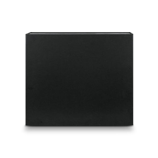 Magnetic Lid Gift Box - Large - A large black magnetic lid gift box with a sleek, minimalist design and a branding logo.