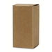 Tempus Bamboo Hourglass - A brown cardboard box with flaps, closed at the top, featuring a plain and simple design.