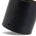 Nouveau Rechargeable Table Lamp - A black rechargeable table lamp with a USB-C charging port at the base, featuring a sleek cylindrical design.