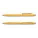 Moso Bamboo Pen - Two Moso bamboo pens lie side by side, showcasing their natural bamboo colour and design. Each pen features a clip.