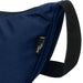 Byron Recycled Waist Bag 1.5L - A navy waist bag with a black strap and a small logo tag, made from recycled materials.