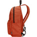 Byron 14" GRS Recycled City Laptop Backpack 16L - An orange laptop backpack with a zip closure and adjustable straps, featuring side pockets and a simple design.