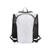 Varyon GRS Recycled Running Vest Hydration Pack 5L - A white and black running vest hydration pack with mesh sides and a zippered main compartment. It features a logo.