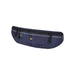 Varyon GRS Recycled Running Waist Pack - A navy running waist pack with two zippered compartments and a small logo, featuring a reflective strip.