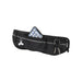 Varyon GRS Recycled Running Waist Pack - A black running waist pack featuring a phone pocket and key holder, with reflective detailing and an attached logo.