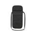Ross GRS Recycled Smart Travel Pouch - A black recycled travel pouch with a zippered pocket and a shoulder strap, featuring a textured fabric.