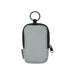 Byron Clip & Go GRS Recycled Small Pouch 0.2L - A grey recycled small pouch with a zip and a loop at the top. Features a branding logo.