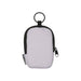 Byron Clip & Go GRS Recycled Small Pouch 0.2L - A small pouch in grey with a black zip and loop for attachment, featuring a logo. Made from recycled materials.