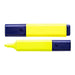 Staedtler Textsurfer Classic Highlighter - A highlighter featuring a yellow body with a blue cap and tip. It has a logo on the casing.