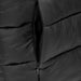 Swiss Peak Urban Unisex Puffer Vest - A black puffer vest featuring a zippered pocket, showcasing its quilted texture and sleek design.