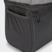 Trades Lunch Cooler Bag - A dark grey cooler bag with a zippered pocket, featuring a mesh top for ventilation and a branded logo.