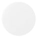 Glider slider makeup mirror - A round, white makeup mirror with a sleek design. It features a reflective surface and has a logo.
