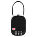 Atlas TSA Lock - A black TSA lock with a cable shank and a combination dial, featuring a simple logo.