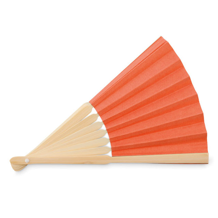 Bamboo Fabric Hand Fans - Custom Promotional Product