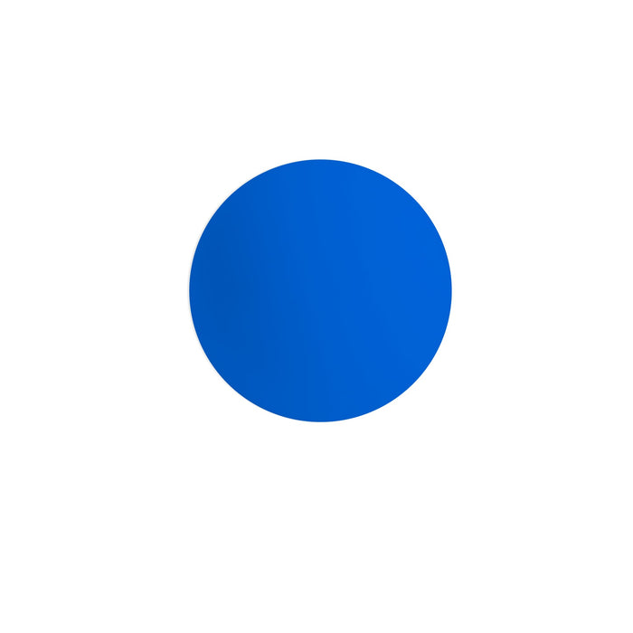 Lacrosse Ball - A blue lacrosse ball featuring a smooth surface and a logo.