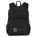 High Sierra Everclass Backpack 24L - A black backpack with multiple compartments and side mesh pockets, featuring a logo on the front.