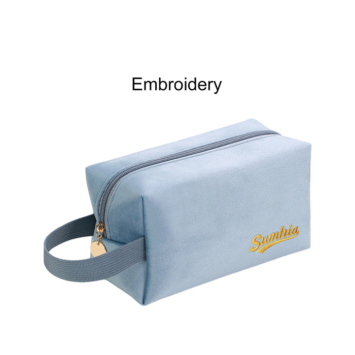 Flannel Cosmetic Bag - Custom Promotional Product