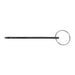 Aluminium Bottle Opener Key Ring - A drink bottle opener key ring in black with a metal ring for attaching to keys.