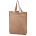 Enviro Shopper - A brown reusable grocery bag with white handles, featuring a logo on the front.