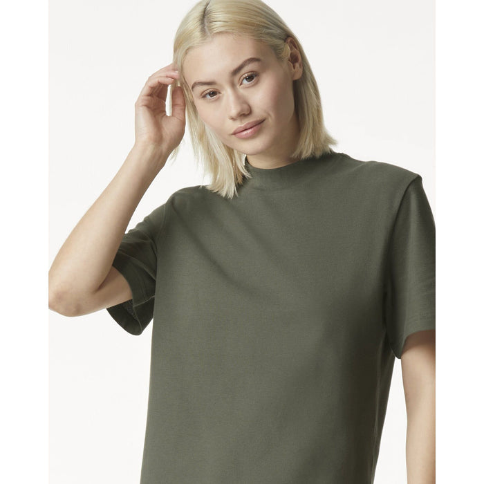 American Apparel - Pique Unisex Mockneck T-Shirt - Custom Promotional Product