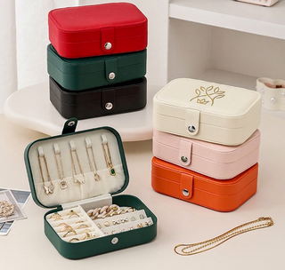 Portable Travel Jewellery Box Organiser Case