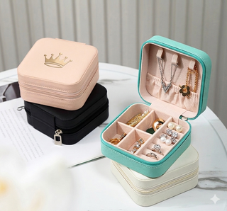 Wanderlust Compact Jewellery Organiser Case