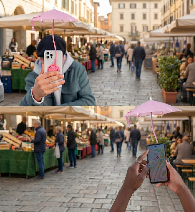 Magnetic Phone Umbrella