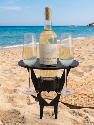 Portable Picnic Beach Wine Table