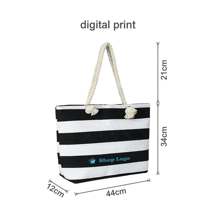 Tote Bag with Rope Handle - Custom Promotional Product