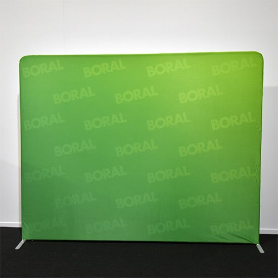 10ft Straight Tube Fabric Stand (Frame + Print) - Custom Promotional Product