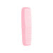 Custom Blended-Tooth Comb - A pink custom blended-tooth comb with a smooth design and fine teeth for styling. Features a logo.