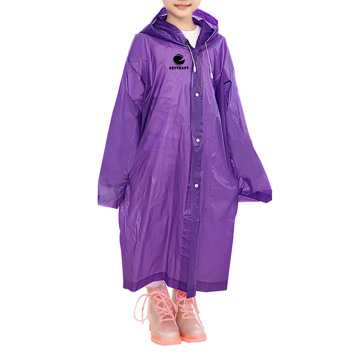 Kids EVA Reusable Raincoat - Custom Promotional Product
