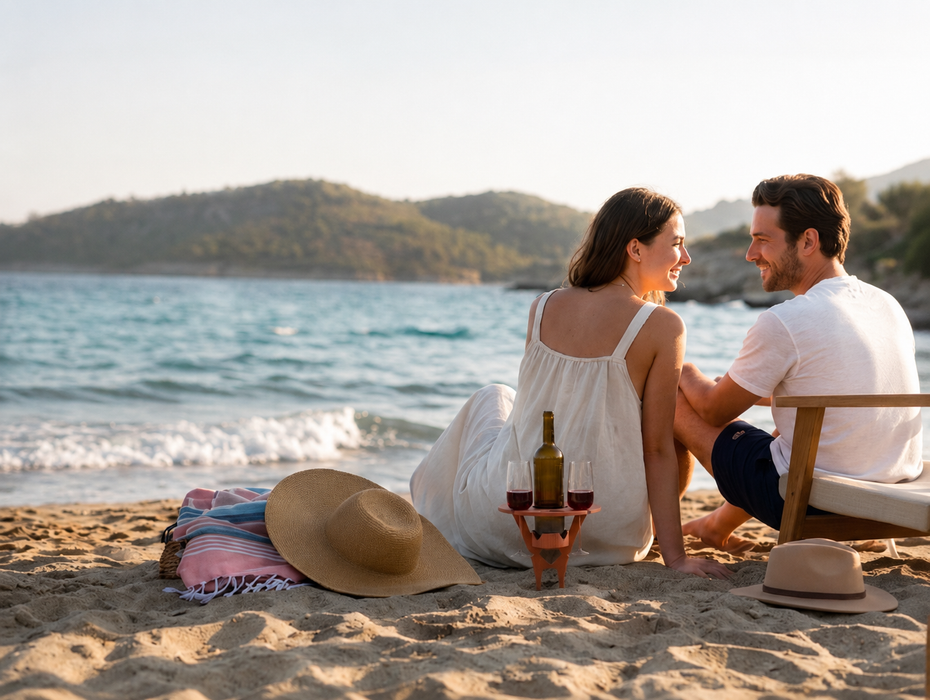 Portable Picnic Beach Wine Table