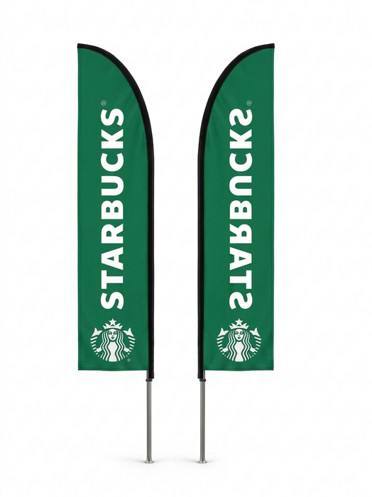 Custom 2.5m Feather Flags