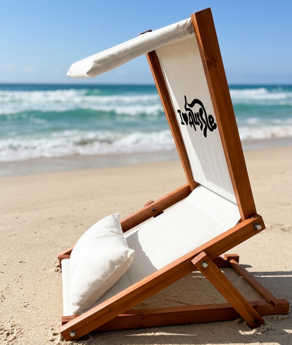 Foldable Beach Chair with Canopy