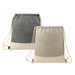 Split Recycled Cotton Drawstring Bag - Custom Promotional Product