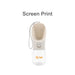 300ml Portable Pet Water Bottle - A drink bottle designed for pets, featuring a beige upper section and a clear water reservoir, with a logo.