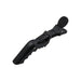Anti-Slip Positioning Alligator Clip - A black anti-slip positioning alligator clip with a textured grip and a secure closure mechanism.