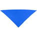 Heracles Bandana - A blue triangular bandana with a smooth texture and a logo.