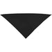 Heracles Bandana - A black triangular bandana with a smooth texture, featuring a logo.