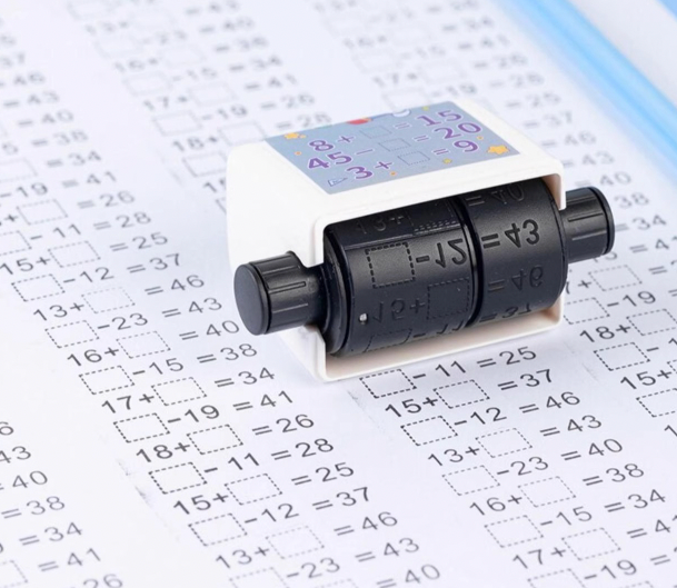 Math Roller Stamp