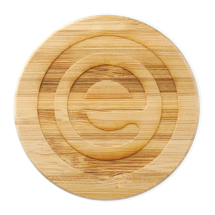 Easton Glass Cup w/ Bamboo Lid 355ml - Custom Promotional Product