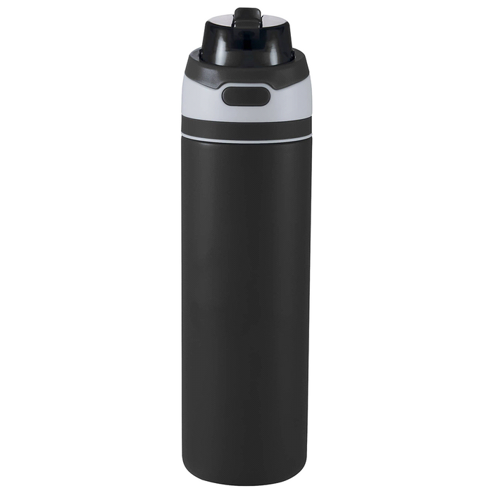 Elvin 900ml Recycled Stainless Flip Straw Bottle - Custom Promotional Product