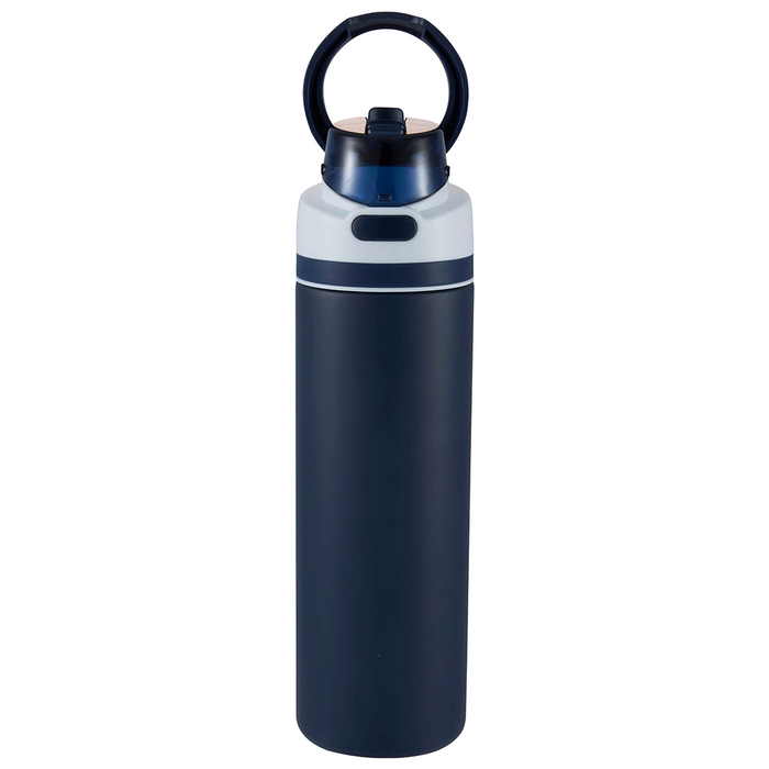 Elvin 900ml Recycled Stainless Flip Straw Bottle - Custom Promotional Product