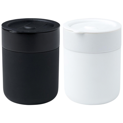 Java 330 ml Ceramic Tumbler w/ Silicone Wrap - Custom Promotional Product